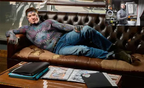  Meet Jeremy Remy Schofield With 90 Percent Of His Body Covered In Tattoos7