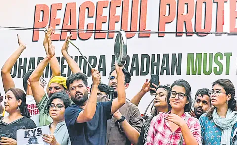 Delhi historic observatory turned protest hub