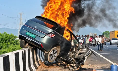  Vijayawada West Bypass Road Incident