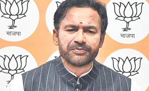 Kishan Reddy Slams Congress Delhi Protests