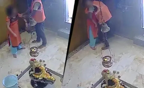 Man Arrested for Assault Attempt on Girl Inside Temple Video Viral