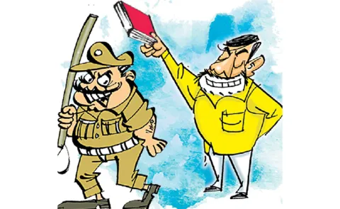 Police threats against YSRCP cadres