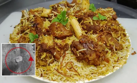  Human Teeth In Mutton Biryani In Madhapur 