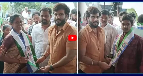 Huge Joining To YSRCP In The Presence Of Byreddy Siddharth Reddy 1