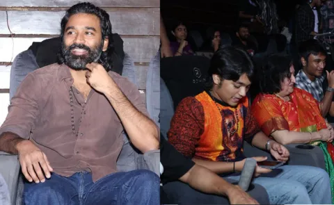 Actor Dhanush Watches Rajinikanth Jailer 2 Movie In Chennai