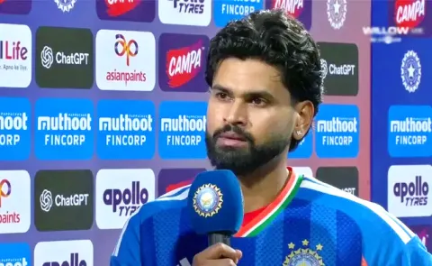 Shreyas Iyer Reacts After Windies Level Series 2-2