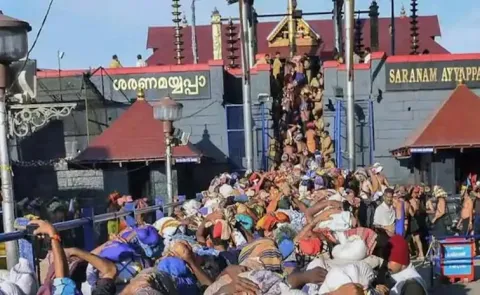 Sabarimala Pilgrims Get Relief Massive German Tent Devotees at Pamba