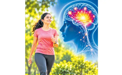 Sharpening the brain through walking