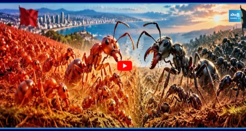  Ant War in California 30 Million Ants Die Every Year in a Battle for Territory 2