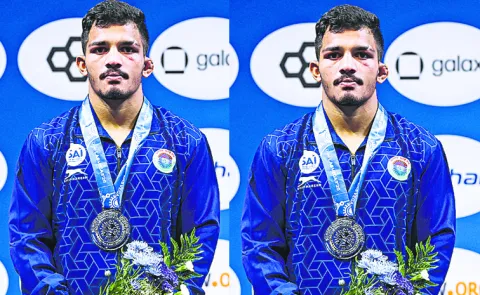 Vishvajit More Wins Indias First U23 Greco Roman Silver medal 