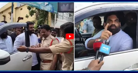 Varudu Kalyani Massive Rally At Visakapatnam 1