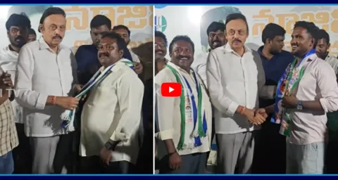 Big Shock To Chandrababu Nuziveedu TDP Families Join YSRCP 1