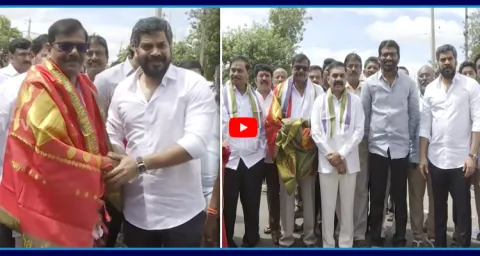 Nellore YSRCP Mayor Candidate Anam Vijayakumar Reddy Files Nomination 1