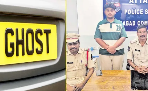 Attapur Ghost Car Driver Arrested Hyderabad Incident