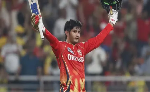 Priyansh Arya Falls For 199 In Ranji Trophy6