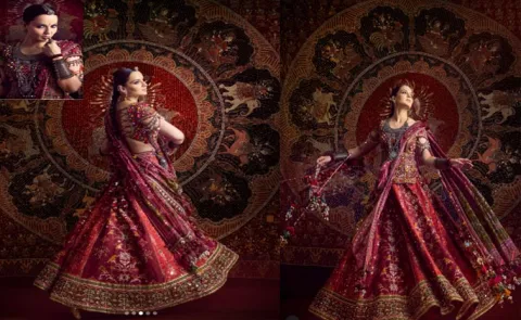 Kangana Ranaut reimagines garba style in Rs 2 lakh Torani lehenga-choli 