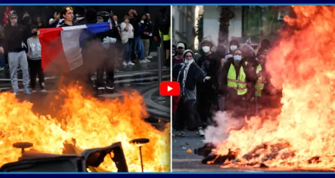France On Edge As Nationwide Protests Escalate Over Rising Cost Of Living 1