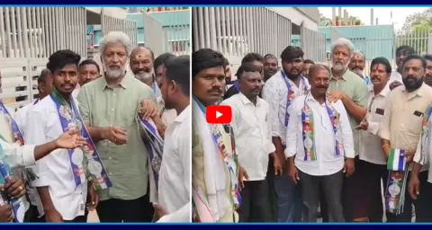 Massive Joining From TDP To YSRCP In The Presence Of Vallabhaneni Vamsi  1
