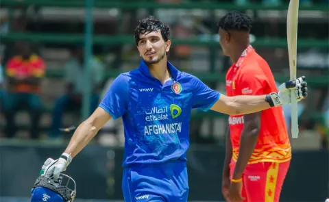 sediqullah atal slams century vs zimbabwe in ODI Tri Series