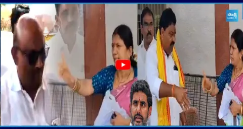 Mydukur TDP MLA Putta Sudhakar Yadav Followers Over Action At Nomination Centre 1