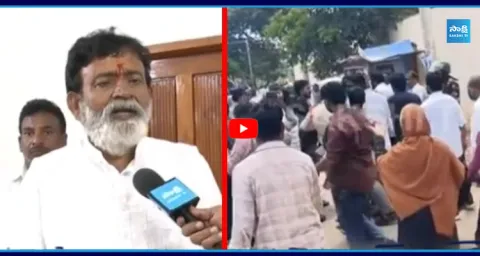 TDP Goons Attacks On YSRPC Office Reshma's Nomination 1