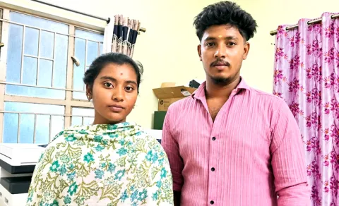 Love couple approached the police