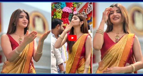 Actress Sreeleela Inaugurates New Chennai Shopping Mall In Nirmal 1