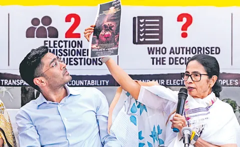 Vanish Kumar tried to take away people right to vote, attaks Mamata Banerjee