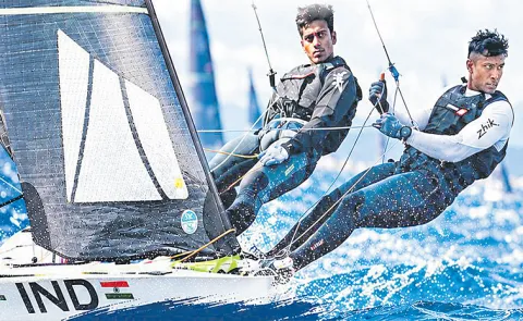 India wins two medals in sailing at the 2026 Asian Games