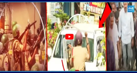  Pulivendula Police Controversy Police AK-47 Firing on Party Cadres 3