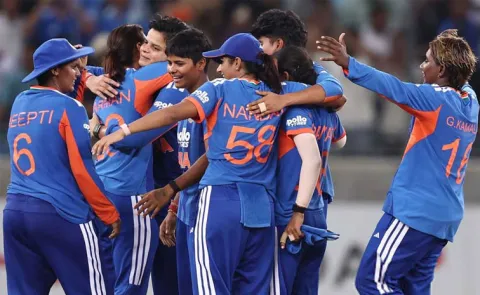 India women beat Zimbabwe women by 92 runs in Raipur 2026
