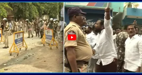 TDP Leaders Attack On YSRCP Leaders In Kadapa 1