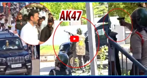 Police Gun Firing In Pulivendula YSRCP Leaders 1