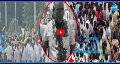 TDP Goons Attack YSRCP Leaders In Rompicharla 1