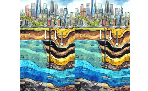 Due to the excessive use of groundwater Cities are gradually sinking into the ground9