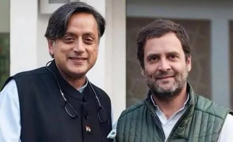 Tharoor Asked About Rahul Gandhis Foreign Trip Travel Agent Reply7
