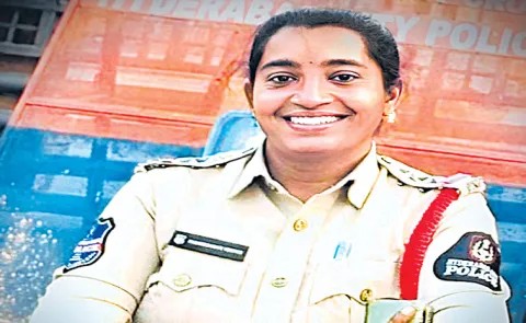 V Parameshwari becomes the first female SI in the Task Force7