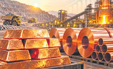 India copper demand rises 12percent to 2,100 kilotonnes in FY 26