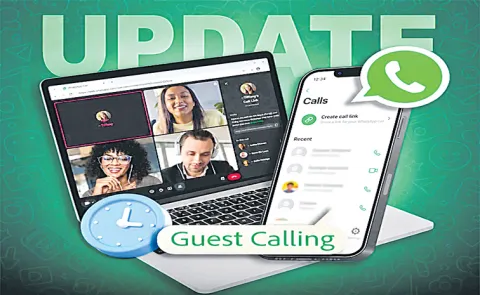 WhatsApp introduced a guest-calling feature, without WhatsApp account9
