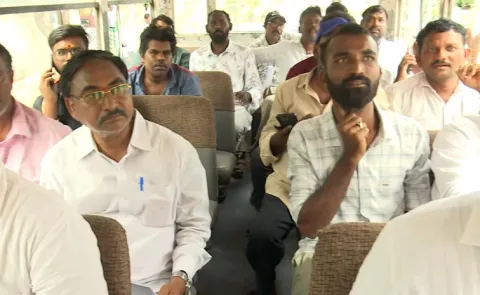 TDP Leader Putta Narasimha Reddy Hulchul At Kadapa Nomination Center