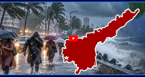 Cyclone Arnab Effect Heavy Rain Alert In AP 1
