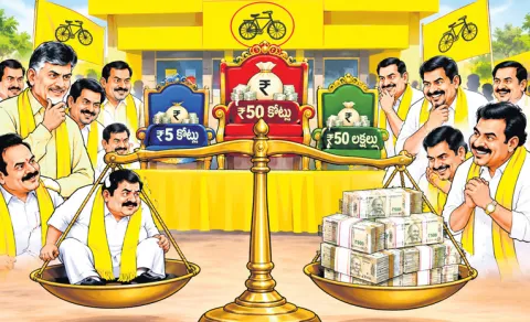 Nellore ZP Chairman Seat Rs50 Crore To TDP