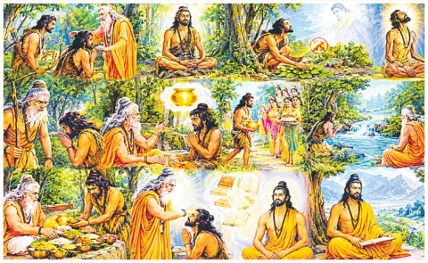 Funday Devotional Story On Durvasa Sabar Satyatapu Guru Bhakti