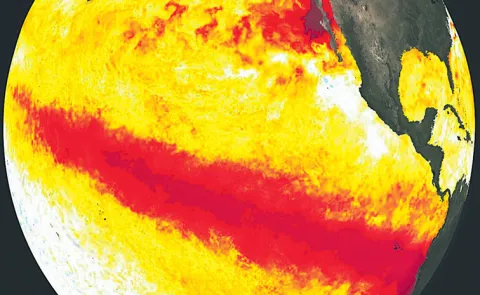 Pacific Ocean warms to 30degrees as El Nino strengthens8