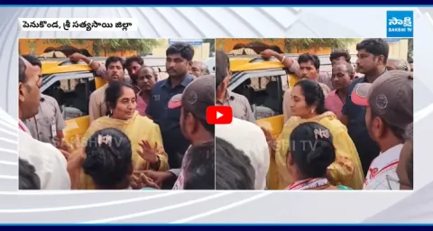 Janasena Leaders Protest Against Minister Savita 1