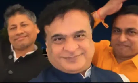 Himanta Biswa Sarma And His Cabinet Ministers Gangnam Style In AI Video8