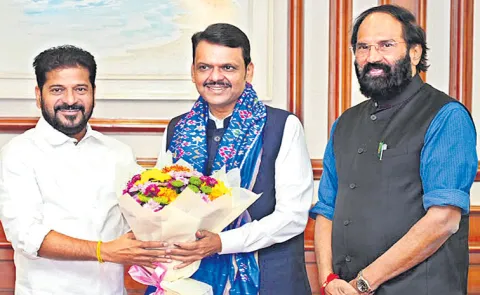CM Revanth Reddy Invitation to Fadnavis for Invest Telangana summit