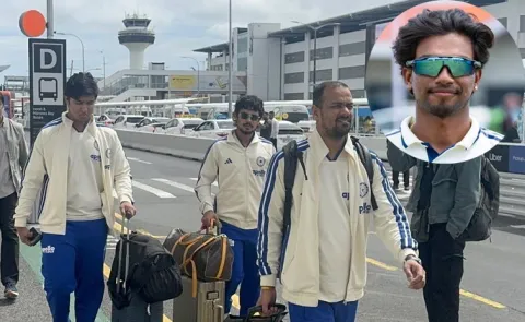 India Arrives Auckland-Kumar Kushagra Joined INDA-Play-Unofficial Test Series