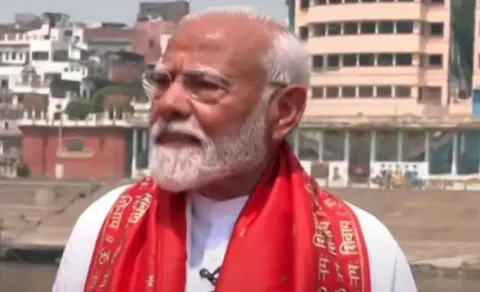A shock for the BJP in Modis own constituency9