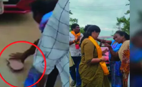 villager fire on tdp leaders